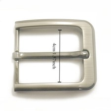 Single Prong Belt Buckle Alloy Pin Buckle Replacement Buckle for 1.5" Wide belt