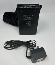 Quantum Turbo Black Rechargeable LED Indicator Compact External Camera Battery