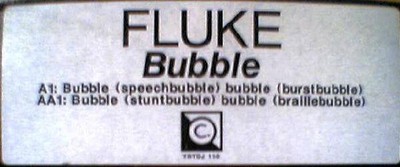 Fluke - Bubble (12'', Promo, mit Pfund)