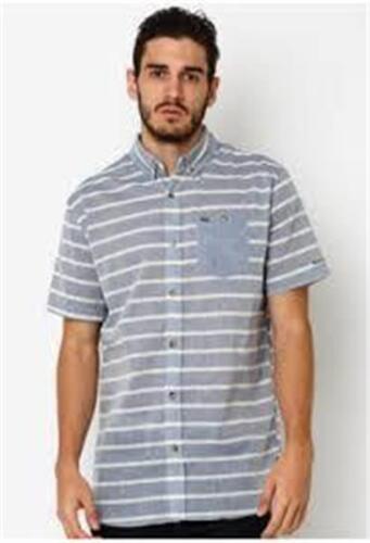 Rip Curl Mens S SIDEWAYS SHORT SLEEVE SHIRT - CSH7AG Blue Rrp $59.99 - Picture 4 of 4