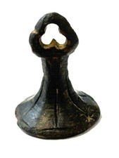 Matrice De Sceau Médiévale En Bronze XIV-XVeme Siècle