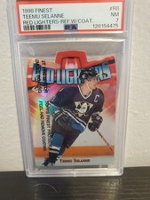 1998-99 Topps Finest - Red Lighters Teemu Selanne. #R8 Refractor PSA pop 1