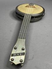 Werco Dixie Uke Banjo Ukulele Banjolele Soprano Steel Body Vintage 1950s