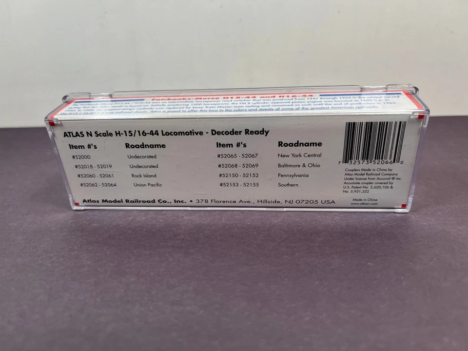 Atlas N Scale Train Locomotive Engine 52066 H16-44 New York Central 7010 - Image 2 of 4