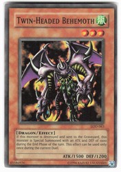 Yu-Gi-Oh! TCG Twin-Headed Behemoth LOD-063 Super Rare Holo Unlimited