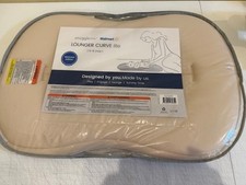 SnuggleMe Lounger Curve lite Baby 0-6 Mo Sand Cream. New Ships Fast