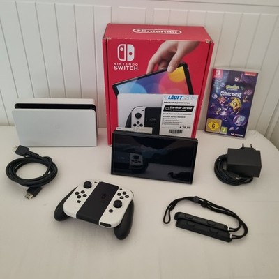100% Nintendo Switch OLED Inkl. Spiel Modell Konsole Joy Cons Original Ladekabel