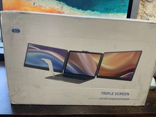 SIAVIALA S2 Triple Laptop Screen Extender 14 1080P FHD Portable Monitor USB-C
