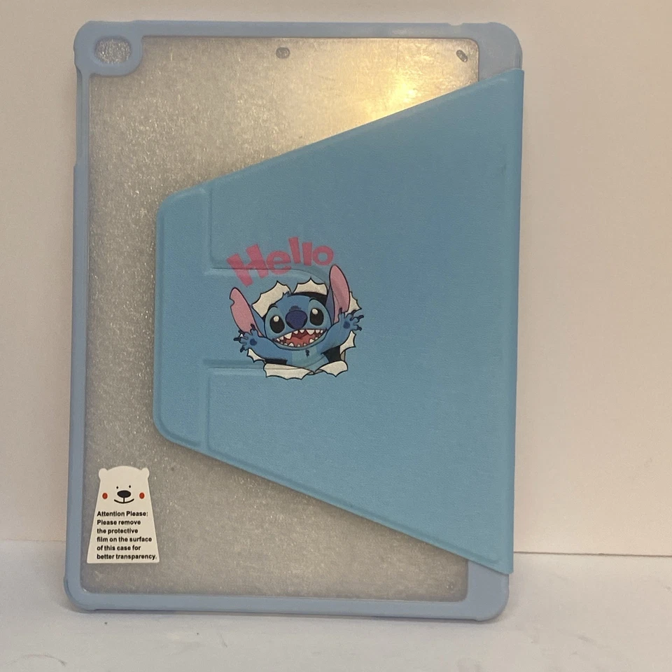 Funda iPad Pro 11 iPad Air 11 Disney Stitch & Angel con soporte para lápices nueva Foto 3 de 4