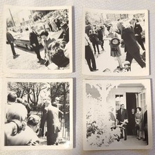 Lyndon B. Johnson Visits President Harry S. Truman 4 Photos July 30, 1965