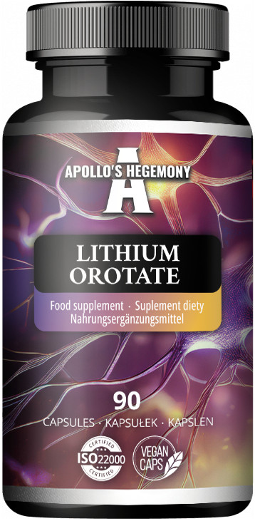 Apollo's Hegemony Orotato di Litio 5mg 90 Capsule: Umore e Relax
