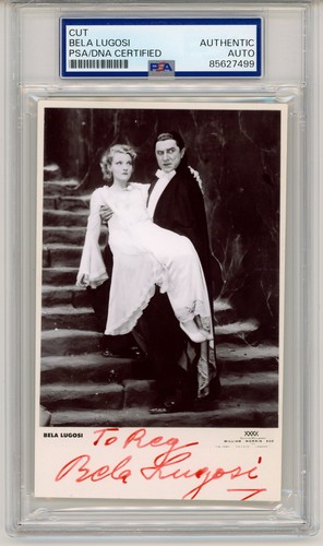Bela Lugosi ~ Signed Autographed Count Dracula Red Ink Signature ~ PSA ...