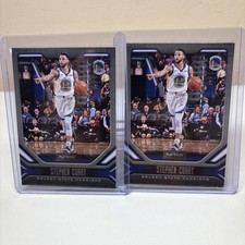 (2) Steph Curry 2019-20 Panini Chronicles Playbook #166 Golden State Warriors