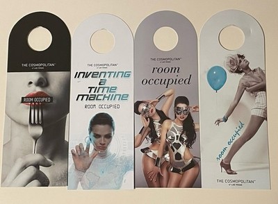 Cosmopolitan Las Vegas Do Not Disturb, Privacy Signs Casino Hotel - LOT of 4