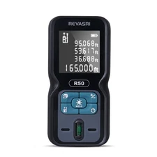 Laser Distance Meter, 165 Feet Range, ±1/16inch Accuracy Laser Measurement To...