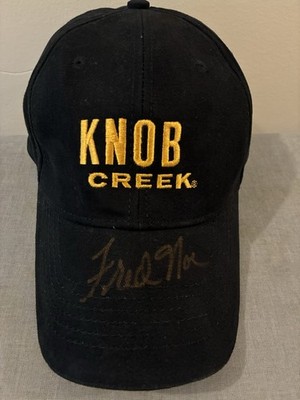 New Knob Creek Distillery Hat Autographed by Fred Noe Master Distiller 