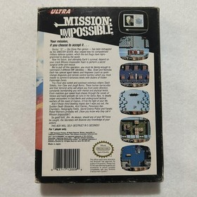 Mission: Impossible (Nintendo Entertainment System, 1990) NES COMPLETE CIB