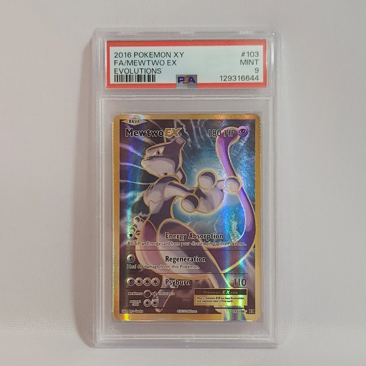 Mewtwo EX (Full Art) 103/108 Evolutions Holo for sale online | eBay