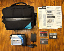 JVC GR-D33U MiniDV Handheld Camcorder 16x/700x Zoom 2.5" LCD USB w/ Case