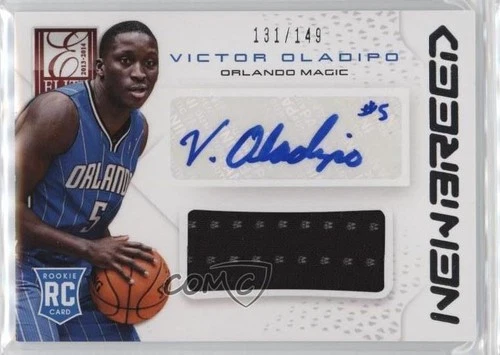 2013-14 Elite New Breed Materials Signatures /149 Victor Oladipo Rookie Auto RC