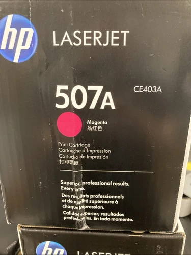 HP 507A/CE403A Magenta Toner Cartridge Damaged Box, (Small)