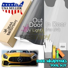 Paint Protection PPF UV Clear To Smoke Black Headlight Taillight Fog Tint Film