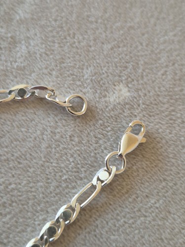 Splendido Brecalet in Argento 925 - Cavigliera 9 1/2 Pollici - Foto 3 di 3