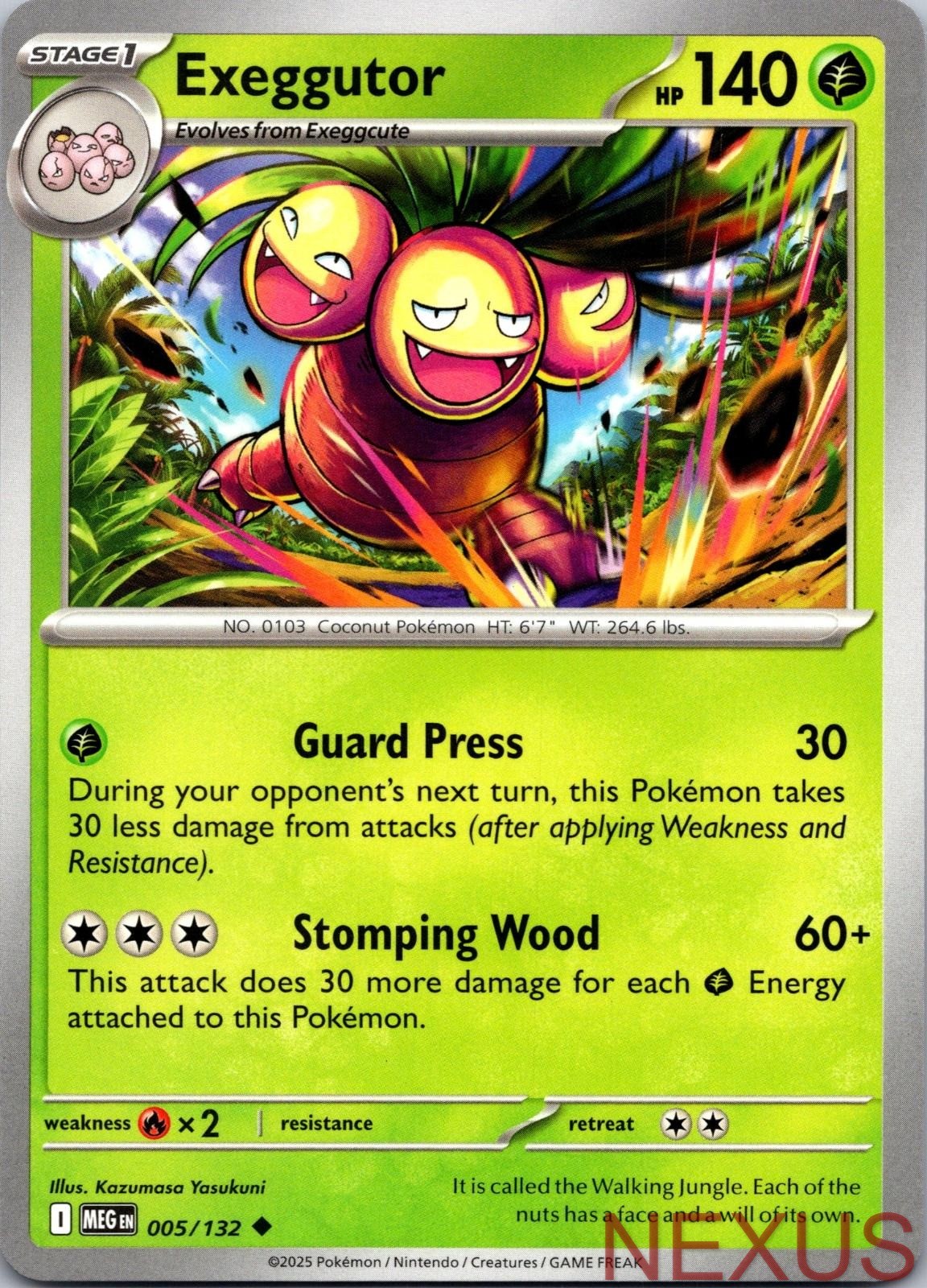Exeggutor 005/132 Uncommon Near Mint