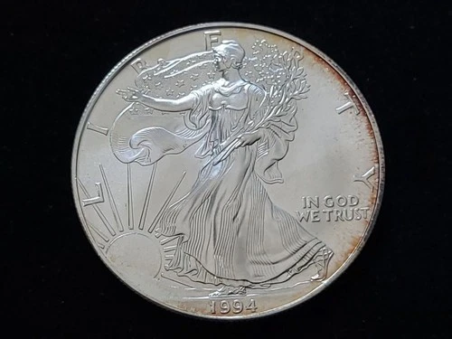 1994 $1 American Silver Eagle 1oz Fine Silver Coin NICE!