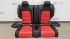 20 MERCEDES BENZ C63S AMG W205 COUPE COMPLETE REAR SEAT ASSEMBLY RED AND BLACK