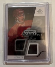 2008-09 SP GAME USED AUTHETIC FABRICS DUAL JOE MULLEN CALGARY FLAMES!!!!