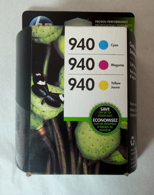 HP 940 (CN065FN140) Ink Cartridge - 3 Pack - New