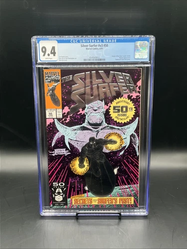 Silver Surfer #50 (Marvel Comics June 1991) CGC Graded 9.4 NM White Pages