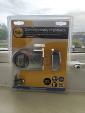 Yale Contemporary Nightlatch Lock 60mm Satin Chrome P-Y3-- SC-SC-60l