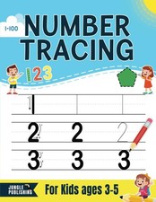 Number Tracing for Kids ages 3-5: Preschool Workbook for ages 3-4, 4-5  Pre...