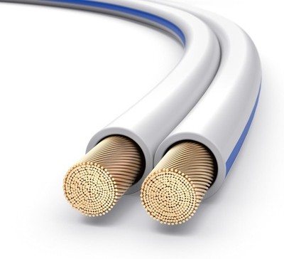 PureLink Lautsprecherkabel OFC 2x4,00mm² 25m weiß Referenzklasse Hifi Audio