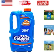 32 OZ Concentrated Bubble Solution for Bubble Machines Up to 2.5 Gallons, Con...