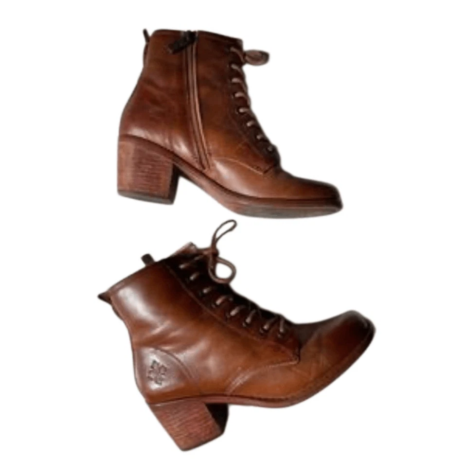 Patricia Nash Sicily Boot cuero manchado a mano talla 8,5 Foto 2 de 4