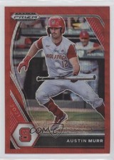 2021 Panini Prizm Draft Picks Red Wave Prizm Austin Murr #PDP165 0c6