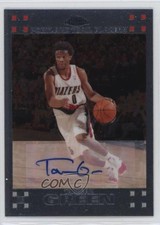 2007-08 Topps Chrome Rookie Auto 242/999 Taurean Green #138 Auto 1e2l