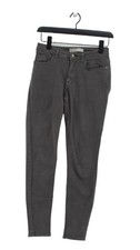 Zara Women's Jeans UK 8 Grey Cotton with Elastane, Other Skinny