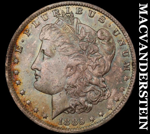 1885-O Morgan Dollar- Silver Choice Gem Brilliant Uncirculated Luster #i8060