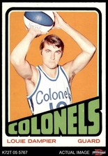 1972 Topps #198 Louie Dampier  Colonels Kentucky  7 - NM