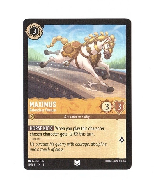 Maximus Palace Horse 10/204 Disney Lorcana The First Chapter