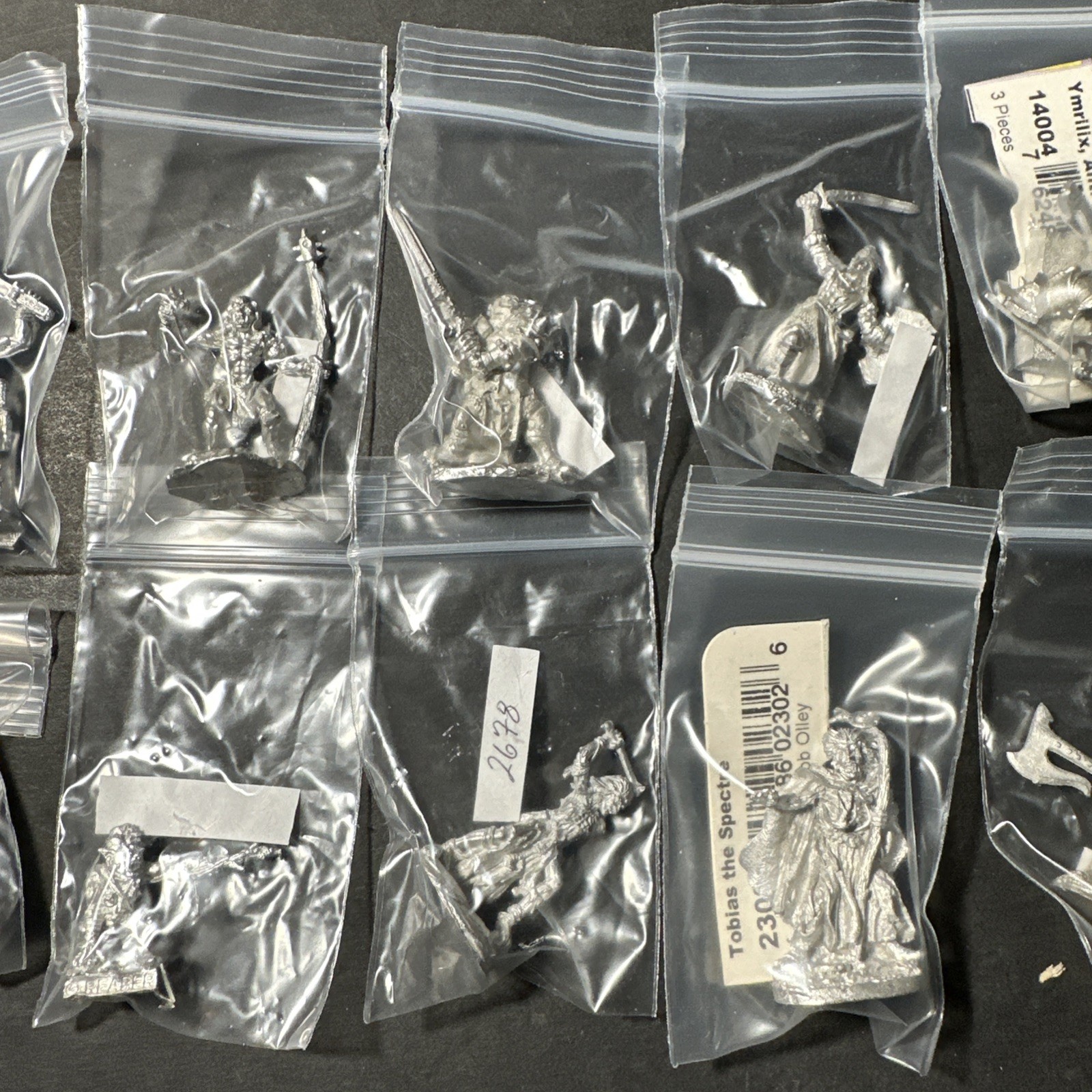 Reaper Miniatures: Lot Of 10 Unpainted Unassembled RPG Figures (Metal) 1843