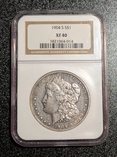 1904-S Morgan Silver Dollar NGC XF 40