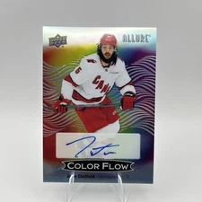 2024-25 UD Allure Color Flow Rainbow Auto Jalen Chatfield Hurricanes #CFA-CH