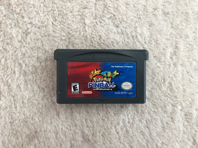 GENUINE TESTED Pokemon Pinball: Ruby & Sapphire - Nintendo Game Boy Advance GBA