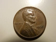 Linclon 1966 penny error coin
