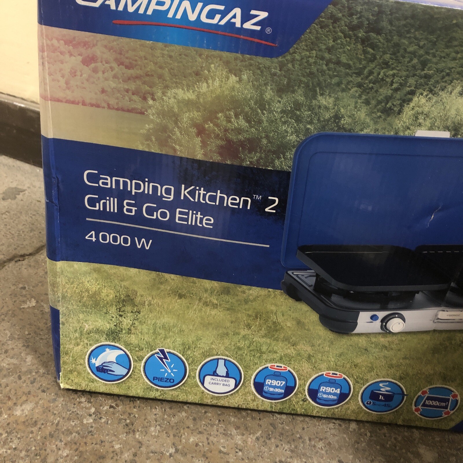 CAMPINGAZ Camping Kitchen 2 Grill & Go Elite Gas Stove NEW Missing